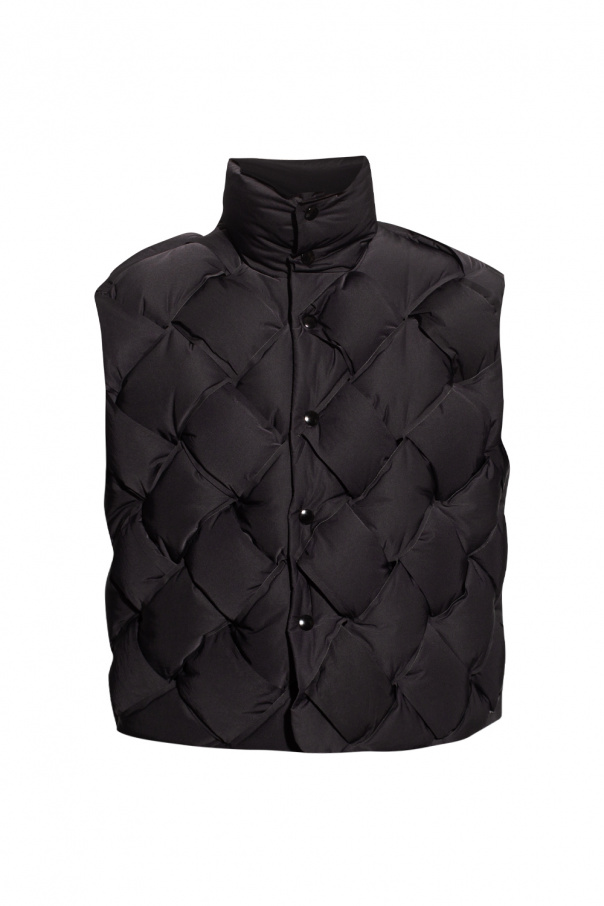 Bottega Veneta hooded trench coat - Quilted vest Bottega